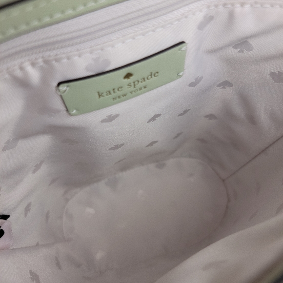 NWT Kate Spade Audrey Mini Bucket Crossbody Bag, Sage Green - Picture 10 of 14